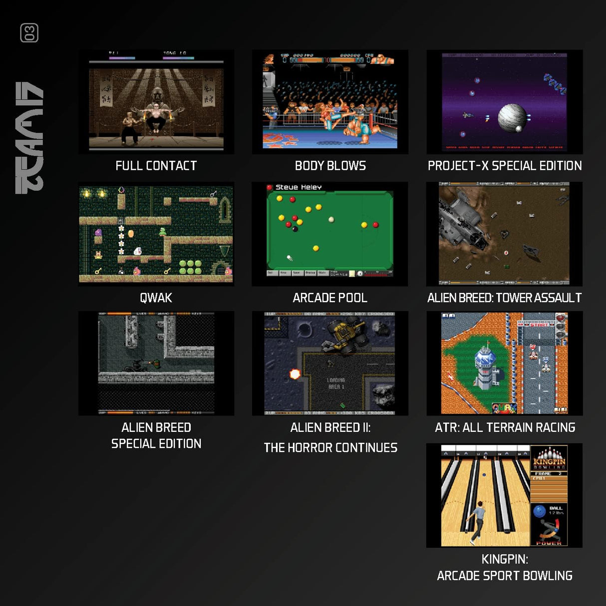 Team17 Amiga Collection 1 - Evercade - Video Games by Blaze The Chelsea Gamer