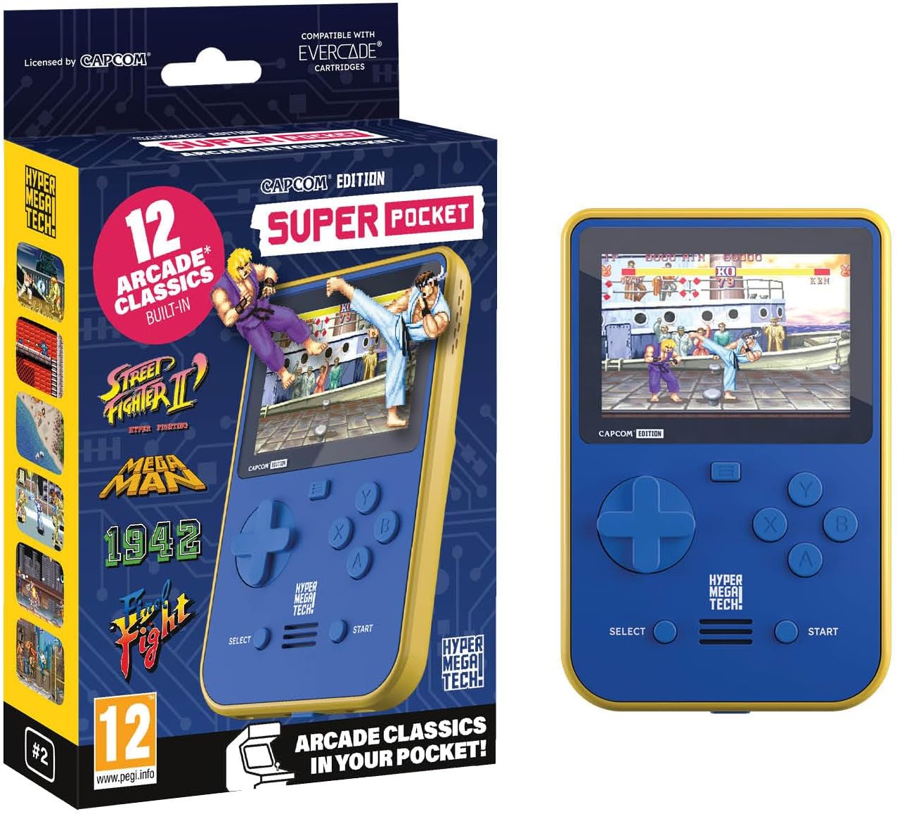 HyperMegaTech Capcom Super Pocket - Console pack by Blaze The Chelsea Gamer