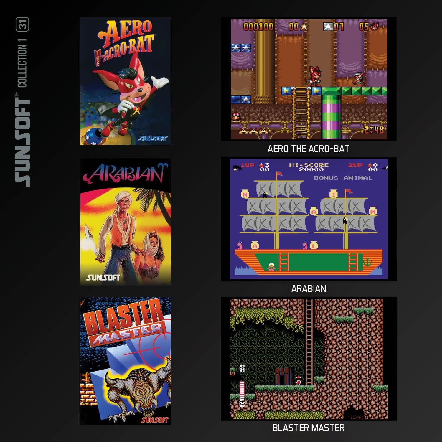 Sunsoft Collection 1 - Evercade - Video Games by Blaze The Chelsea Gamer