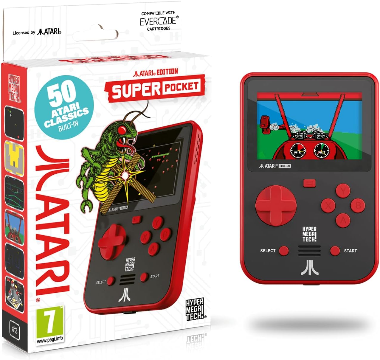 HyperMegaTech Atari Super Pocket - Console pack by Blaze The Chelsea Gamer