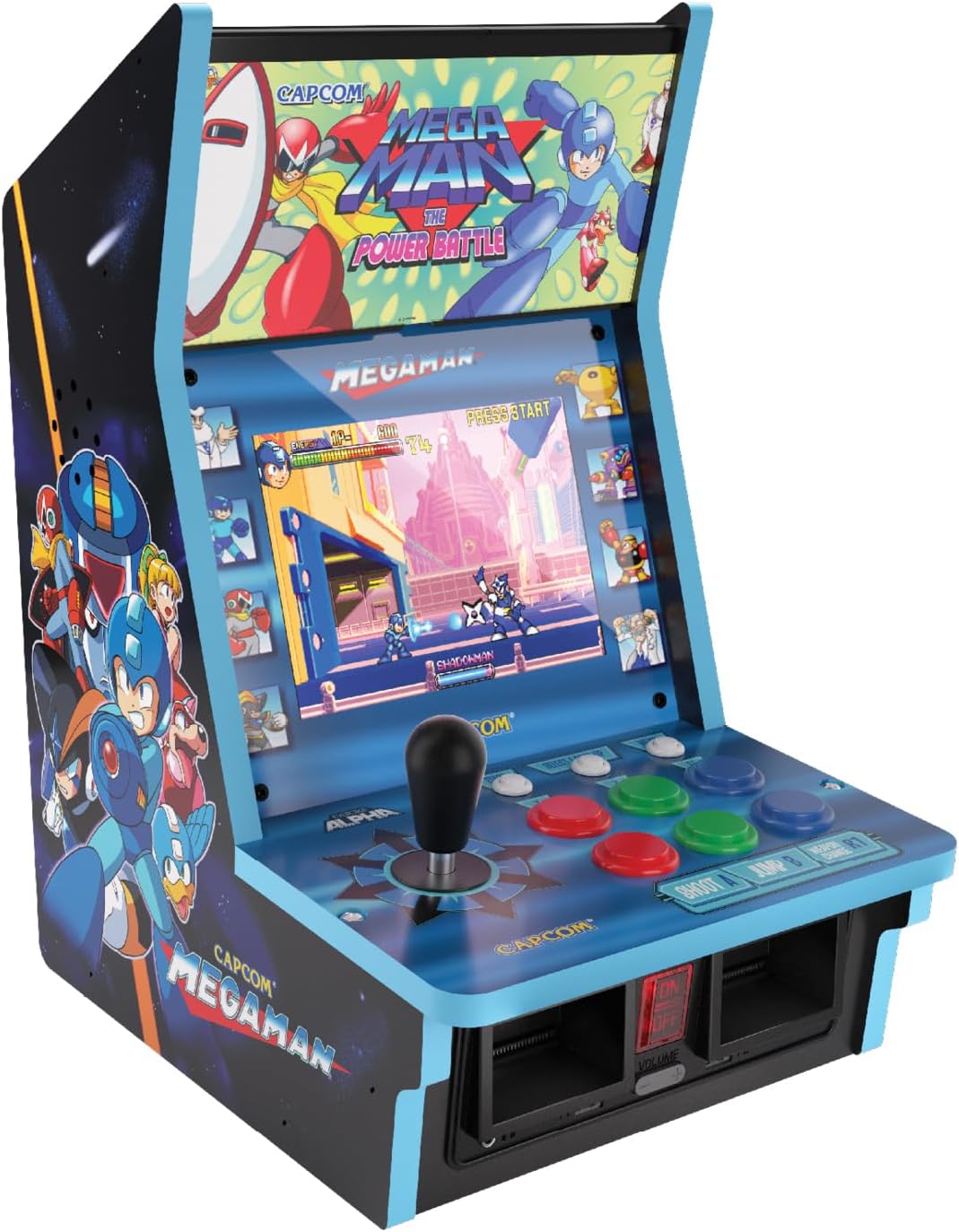 Evercade Alpha Mega Man Bartop Arcade - Console pack by Blaze The Chelsea Gamer