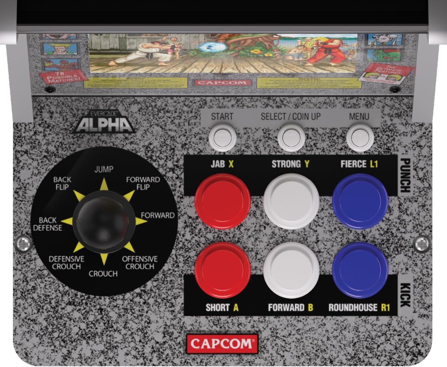 Evercade Alpha Street Fighter Bartop Arcade - Console pack by Blaze The Chelsea Gamer