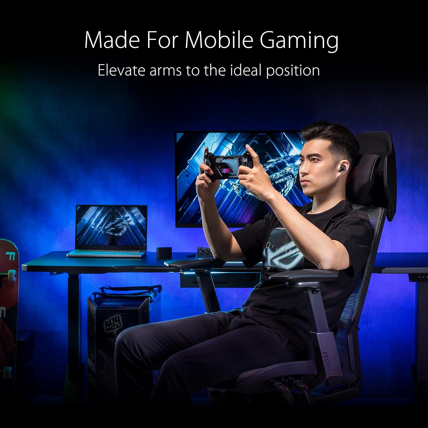 Asus ROG Destrier Ergo Gaming Chair - Furniture by Asus The Chelsea Gamer