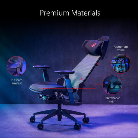 Asus ROG Destrier Ergo Gaming Chair - Furniture by Asus The Chelsea Gamer