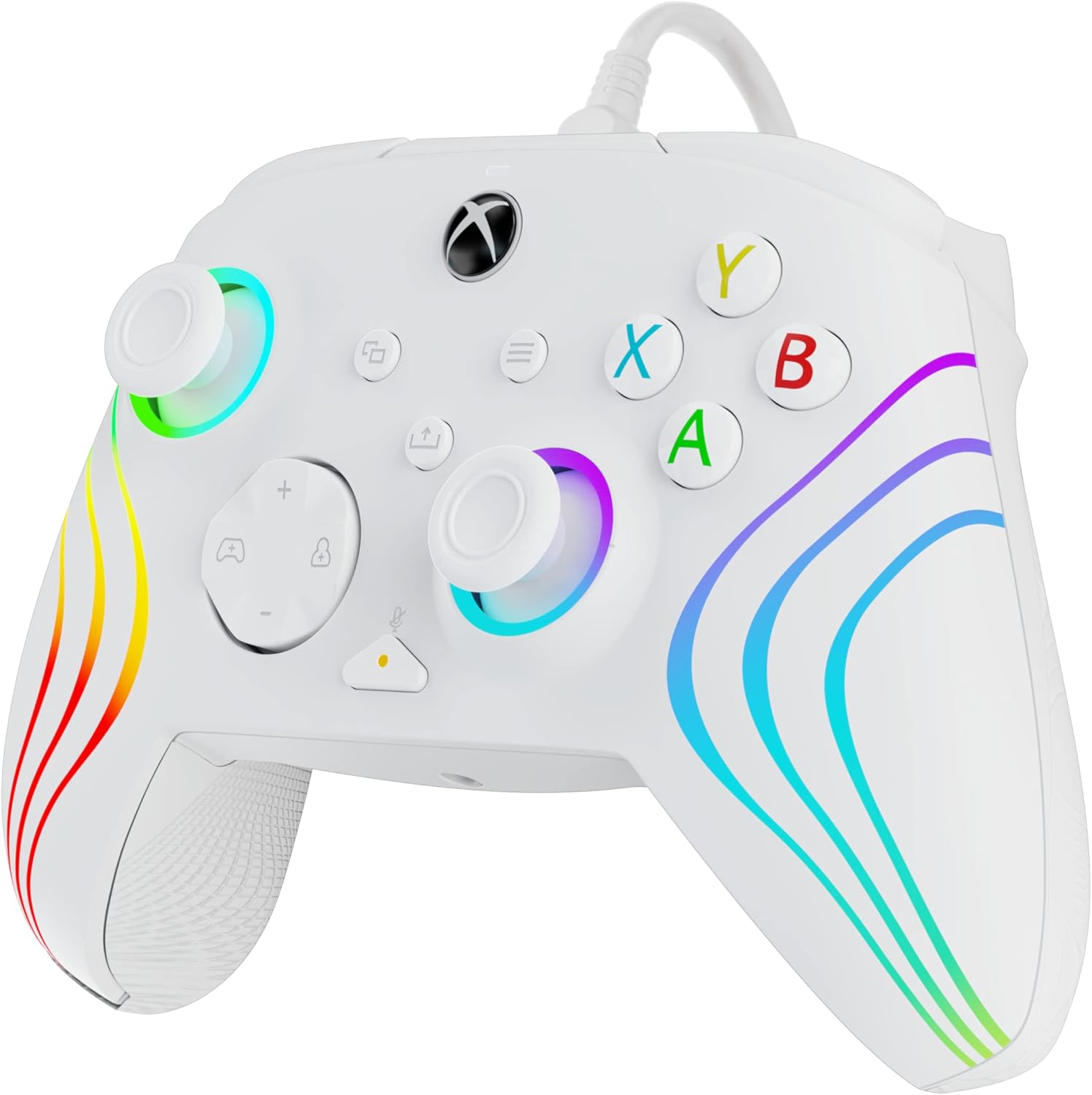 PDP Afterglow™ Wave Wired Controller - White - Console Accessories by PDP The Chelsea Gamer