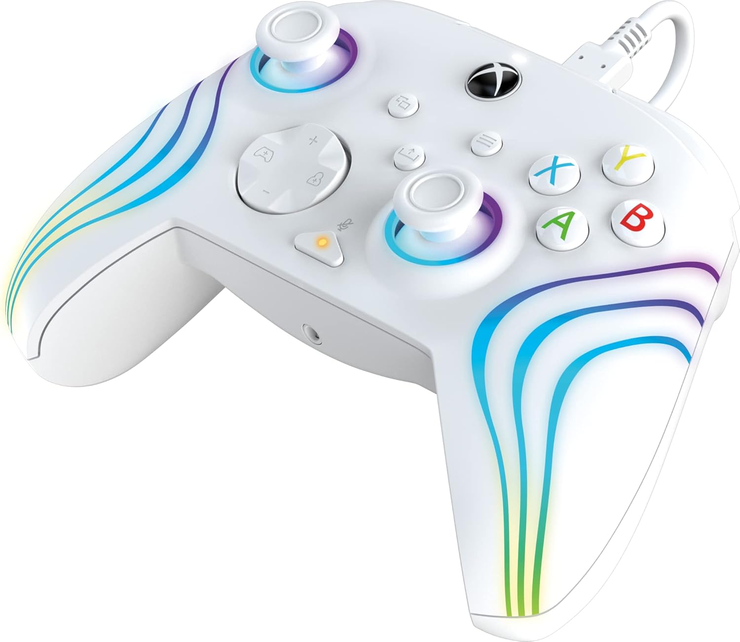 PDP Afterglow™ Wave Wired Controller - White - Console Accessories by PDP The Chelsea Gamer