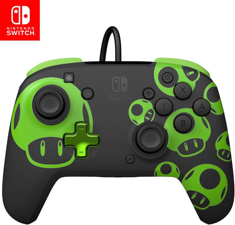 PDP REMATCH Glow Wired Controller - Nintendo Switch™ - 1-UP Glow - Console Accessories by PDP The Chelsea Gamer