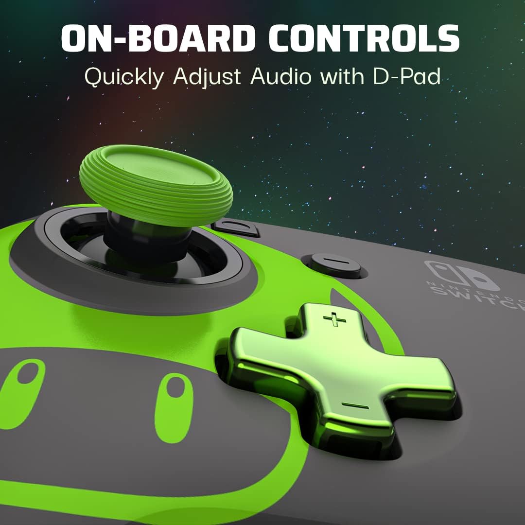 PDP REMATCH Glow Wired Controller - Nintendo Switch™ - 1-UP Glow - Console Accessories by PDP The Chelsea Gamer