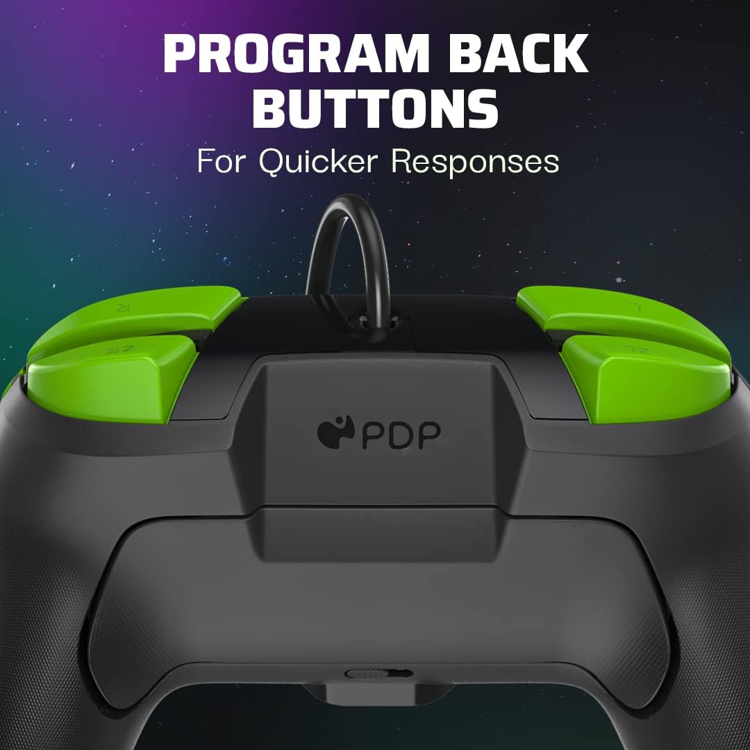 PDP REMATCH Glow Wired Controller - Nintendo Switch™ - 1-UP Glow - Console Accessories by PDP The Chelsea Gamer