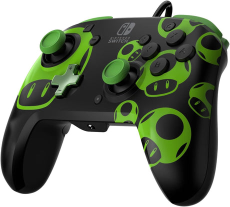 PDP REMATCH Glow Wired Controller - Nintendo Switch™ - 1-UP Glow - Console Accessories by PDP The Chelsea Gamer