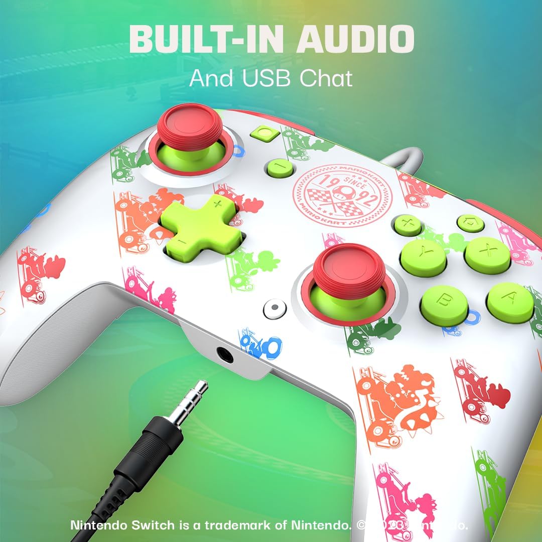 PDP REMATCH Wired Controller - Nintendo Switch™ - Mario Kart Racers - Console Accessories by PDP The Chelsea Gamer