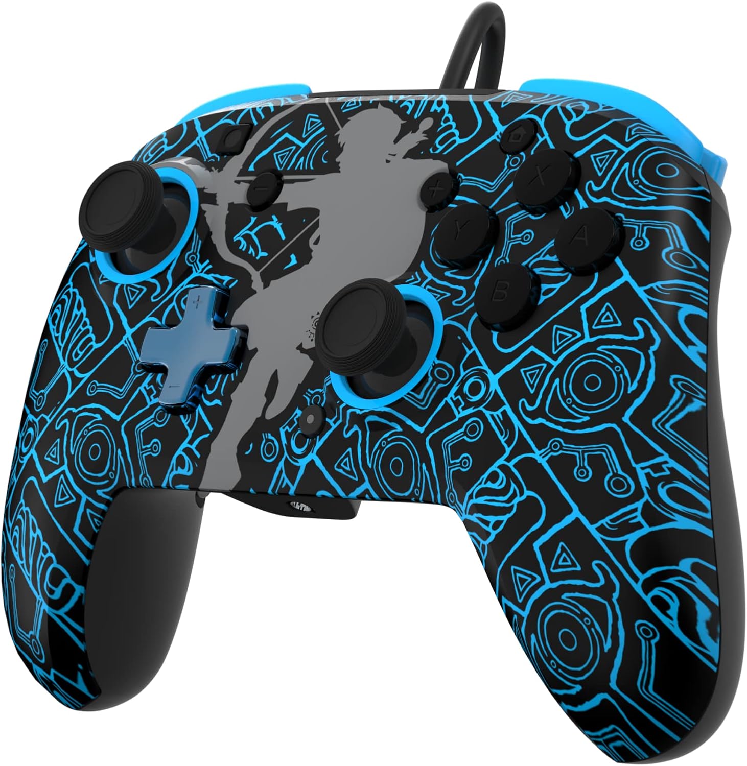 PDP REMATCH Glow Wired Controller - Nintendo Switch™ - Sheikah Shoot - Console Accessories by PDP The Chelsea Gamer