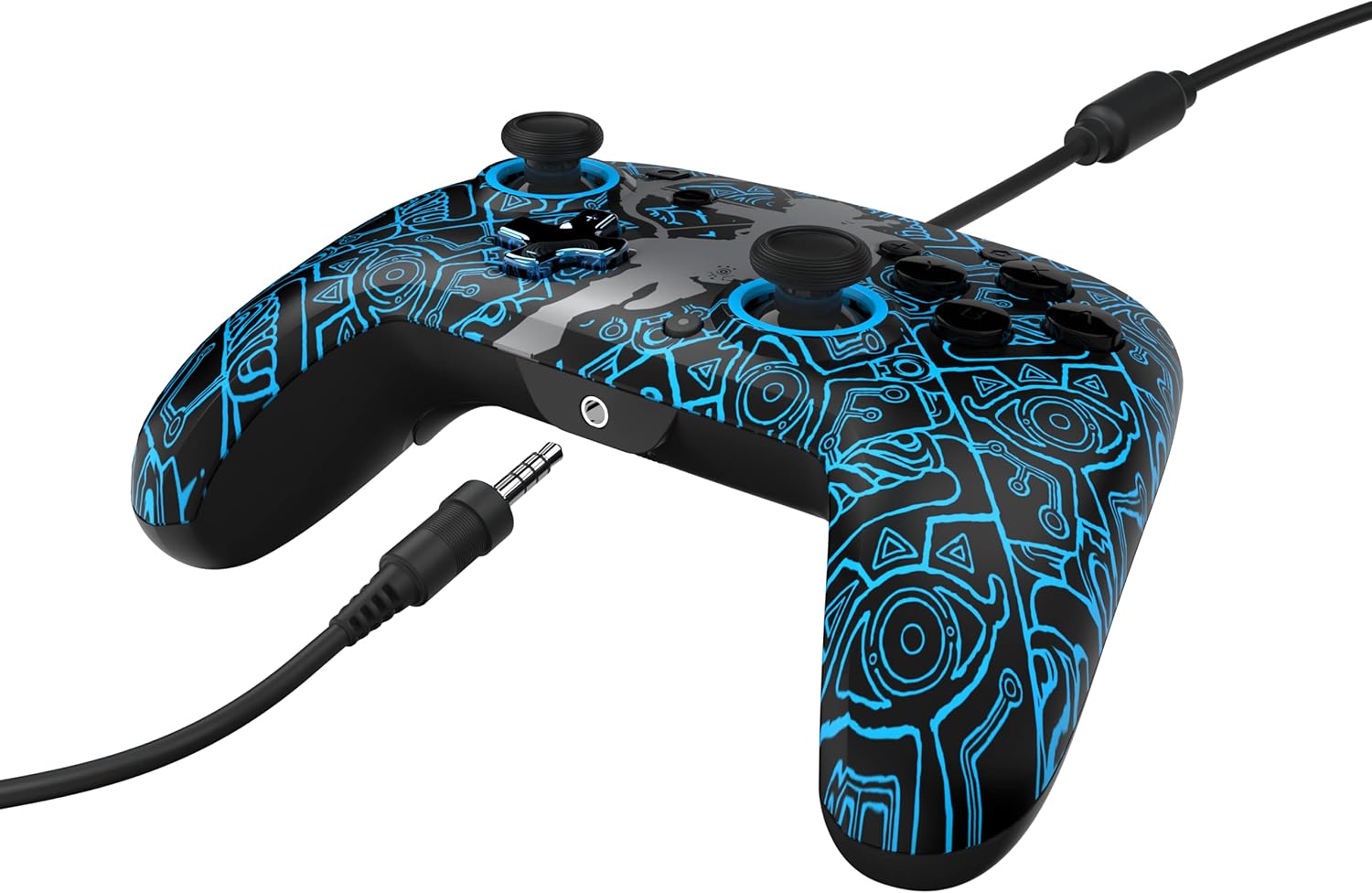 PDP REMATCH Glow Wired Controller - Nintendo Switch™ - Sheikah Shoot - Console Accessories by PDP The Chelsea Gamer