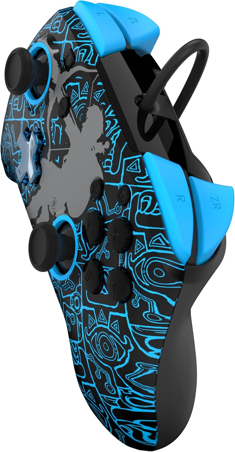 PDP REMATCH Glow Wired Controller - Nintendo Switch™ - Sheikah Shoot - Console Accessories by PDP The Chelsea Gamer