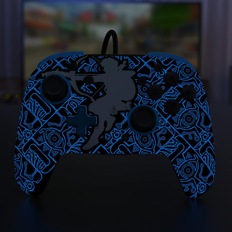 PDP REMATCH Glow Wired Controller - Nintendo Switch™ - Sheikah Shoot - Console Accessories by PDP The Chelsea Gamer