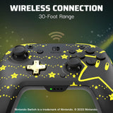 PDP REMATCH Glow Wired Controller - Mario Stars - Console Accessories by PDP The Chelsea Gamer