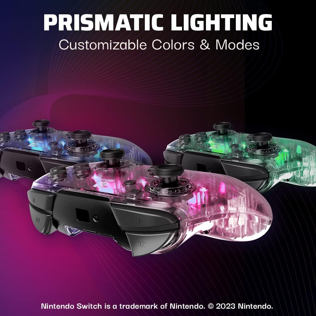 PDP Afterglow™ Wireless Controller - Nintendo Switch™ - Prismatic - Console Accessories by PDP The Chelsea Gamer