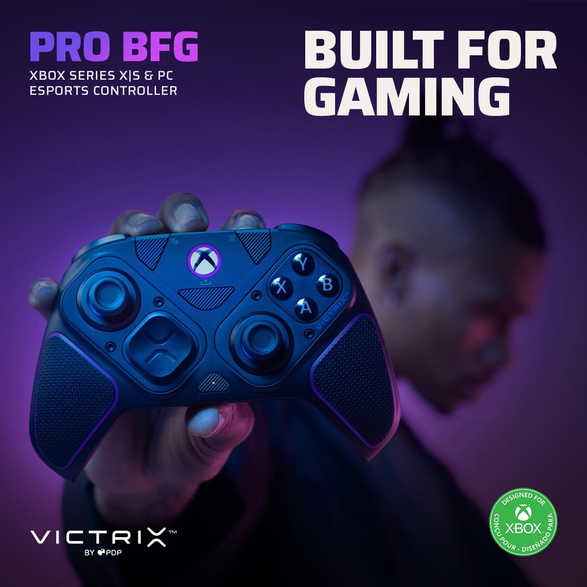 PDP Victrix™ Pro BFG™ Wireless Controller for Xbox - White - Console Accessories by PDP The Chelsea Gamer