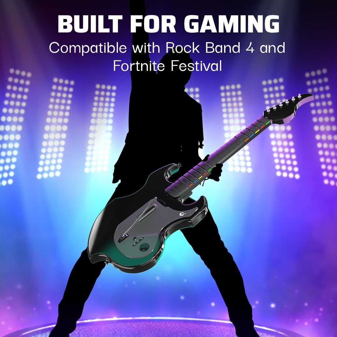 PDP - Riffmaster Wireless Guitar Controller - Xbox & PC - Console Accessories by PDP The Chelsea Gamer