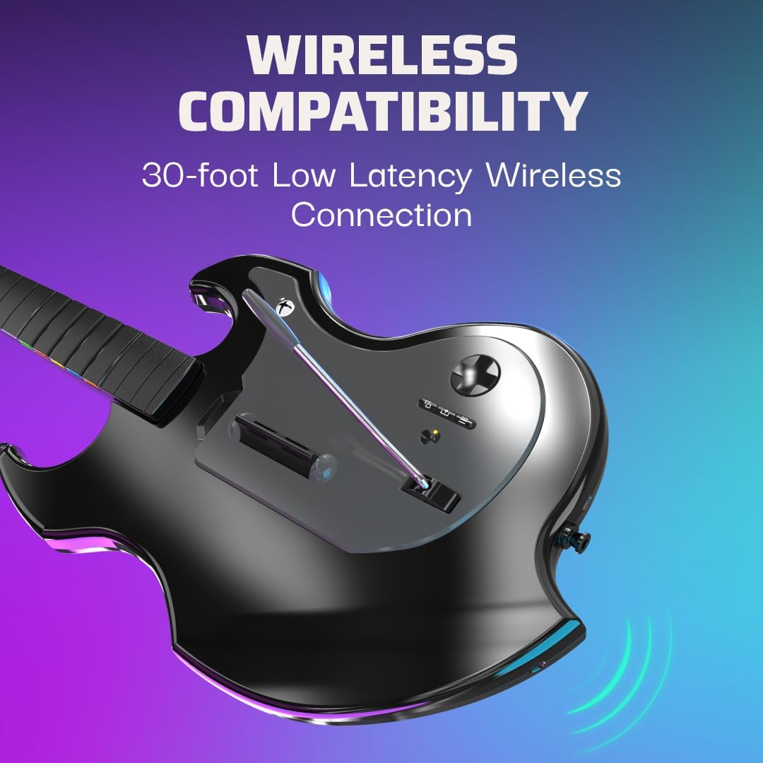 PDP - Riffmaster Wireless Guitar Controller - Xbox & PC - Console Accessories by PDP The Chelsea Gamer
