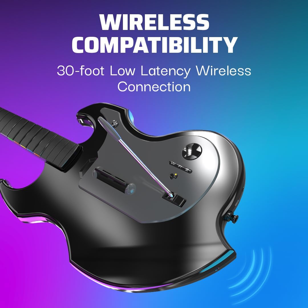 PDP - Riffmaster Wireless Guitar Controller - PlayStation - Console Accessories by PDP The Chelsea Gamer
