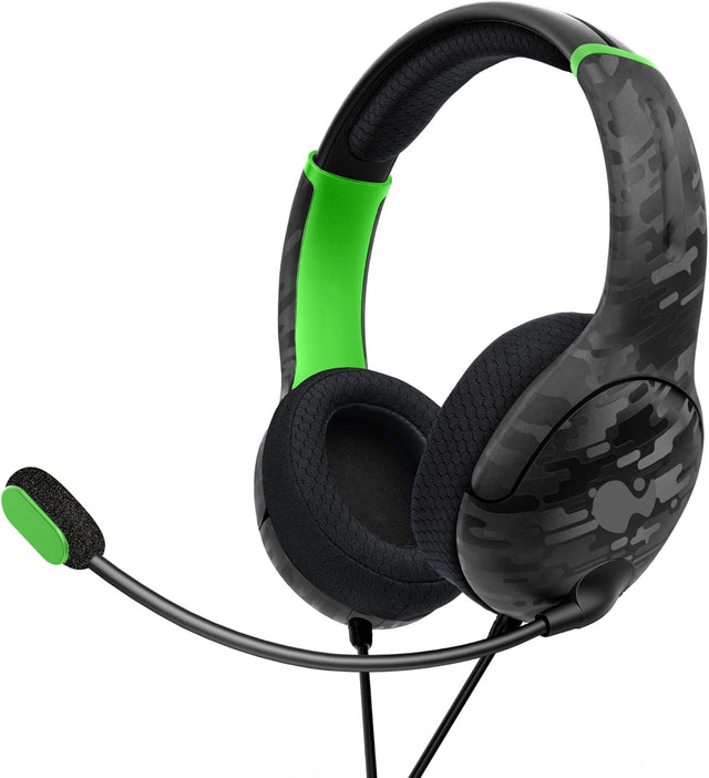 PDP - Airlite Wired Headset for Xbox - Neon Carbon - Console Accessories by PDP The Chelsea Gamer
