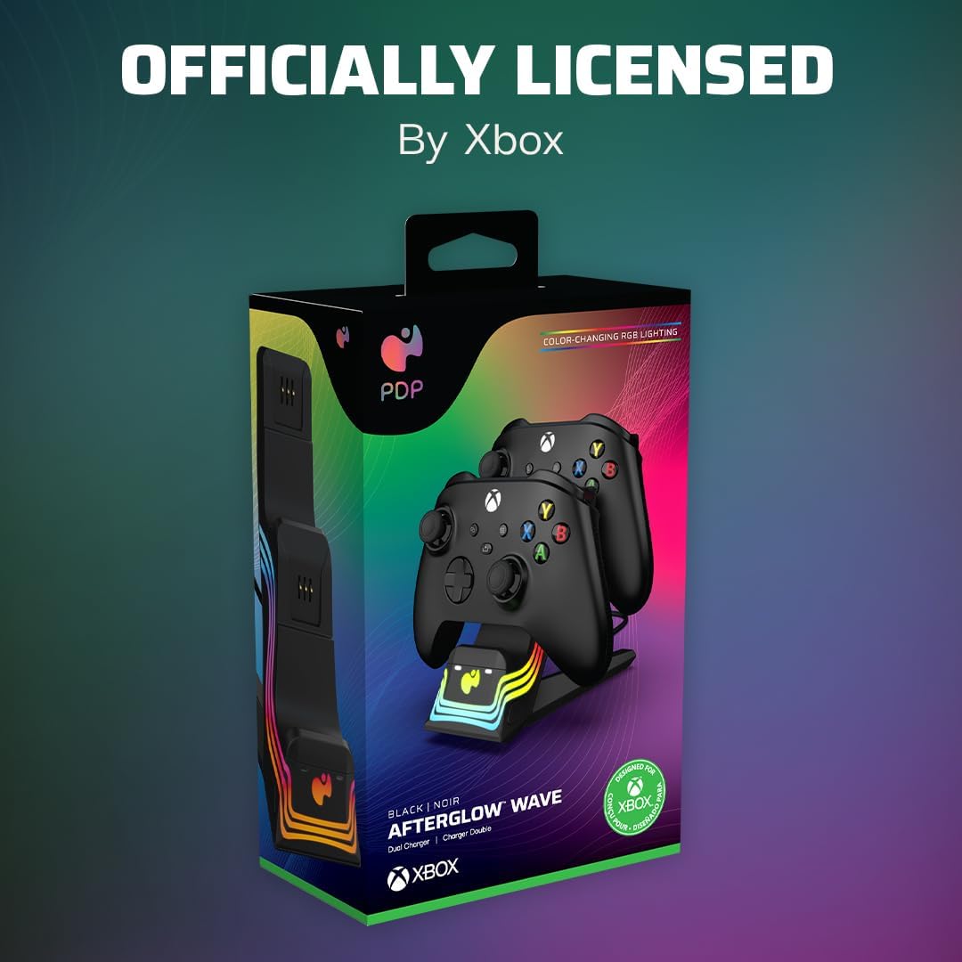 PDP Afterglow™ Wave Dual Charger - Xbox - Console Accessories by PDP The Chelsea Gamer