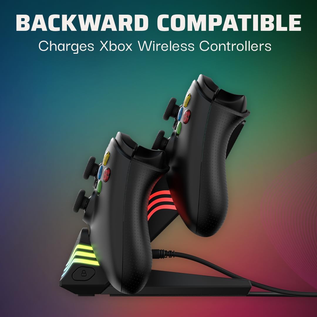 PDP Afterglow™ Wave Dual Charger - Xbox - Console Accessories by PDP The Chelsea Gamer