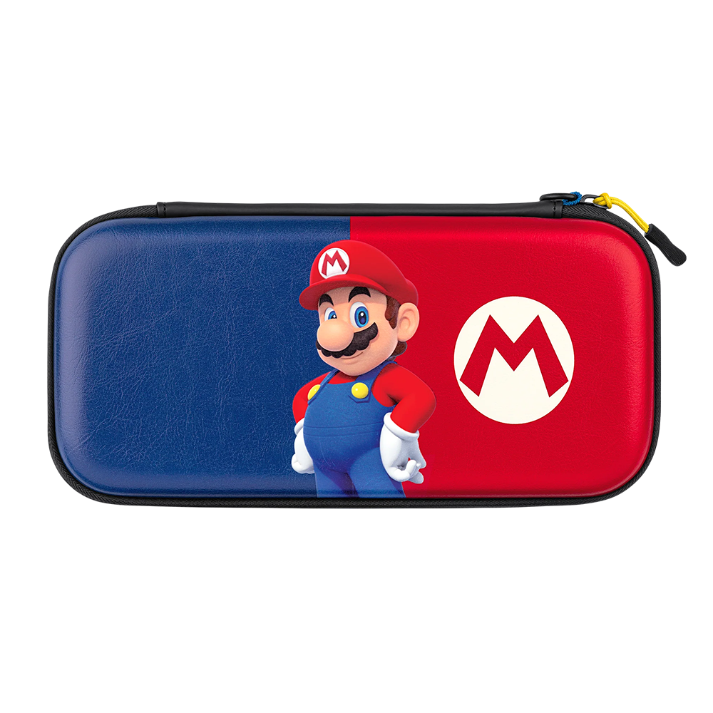 PDP - Mario Colourblock Travel Deluxe Case - Console Accessories by PDP The Chelsea Gamer