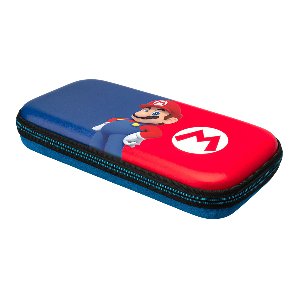 PDP - Mario Colourblock Travel Deluxe Case - Console Accessories by PDP The Chelsea Gamer