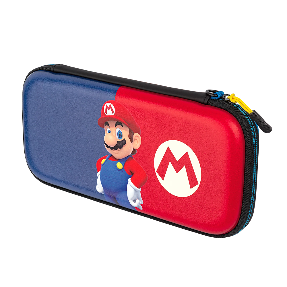 PDP - Mario Colourblock Travel Deluxe Case - Console Accessories by PDP The Chelsea Gamer