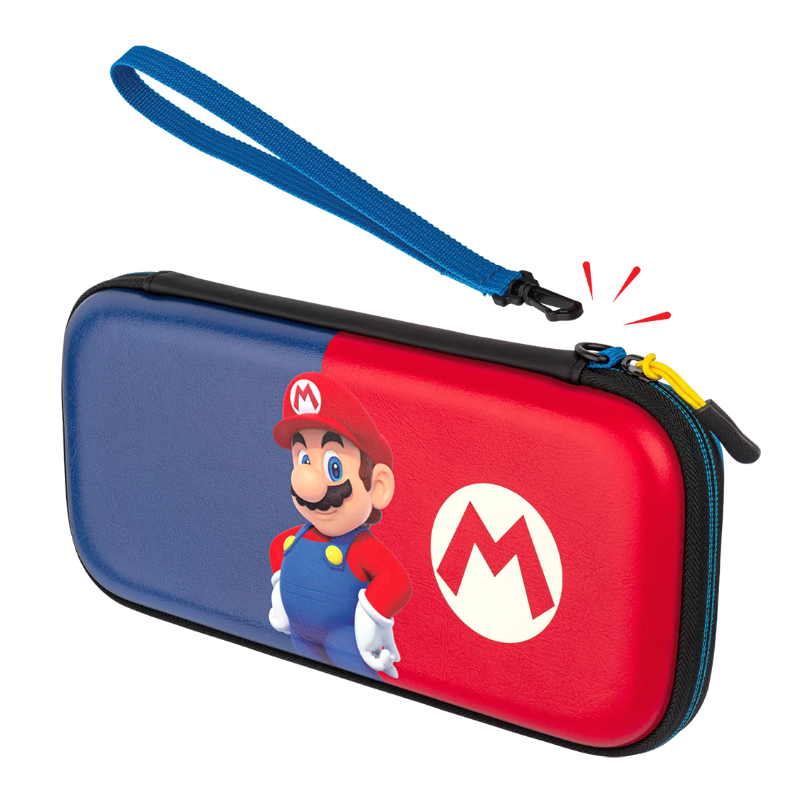 PDP - Mario Colourblock Travel Deluxe Case - Console Accessories by PDP The Chelsea Gamer