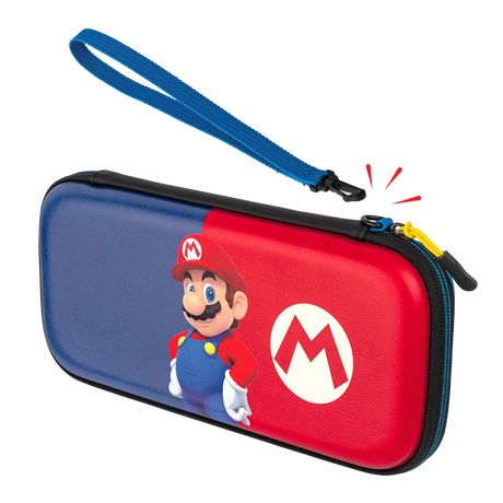 PDP - Mario Colourblock Travel Deluxe Case - Console Accessories by PDP The Chelsea Gamer