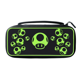 PDP - Travel Case Plus - Glow 1-UP Mushroom - Console Accessories by PDP The Chelsea Gamer