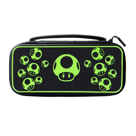 PDP - Travel Case Plus - Glow 1-UP Mushroom - Console Accessories by PDP The Chelsea Gamer