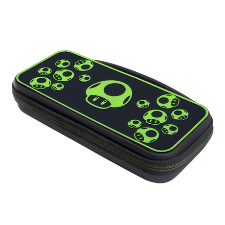 PDP - Travel Case Plus - Glow 1-UP Mushroom - Console Accessories by PDP The Chelsea Gamer