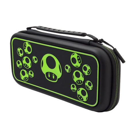 PDP - Travel Case Plus - Glow 1-UP Mushroom - Console Accessories by PDP The Chelsea Gamer