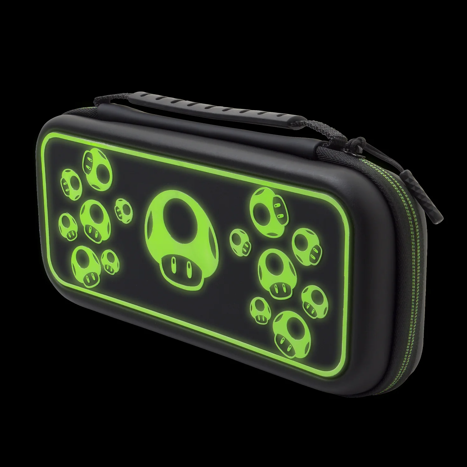 PDP - Travel Case Plus - Glow 1-UP Mushroom - Console Accessories by PDP The Chelsea Gamer