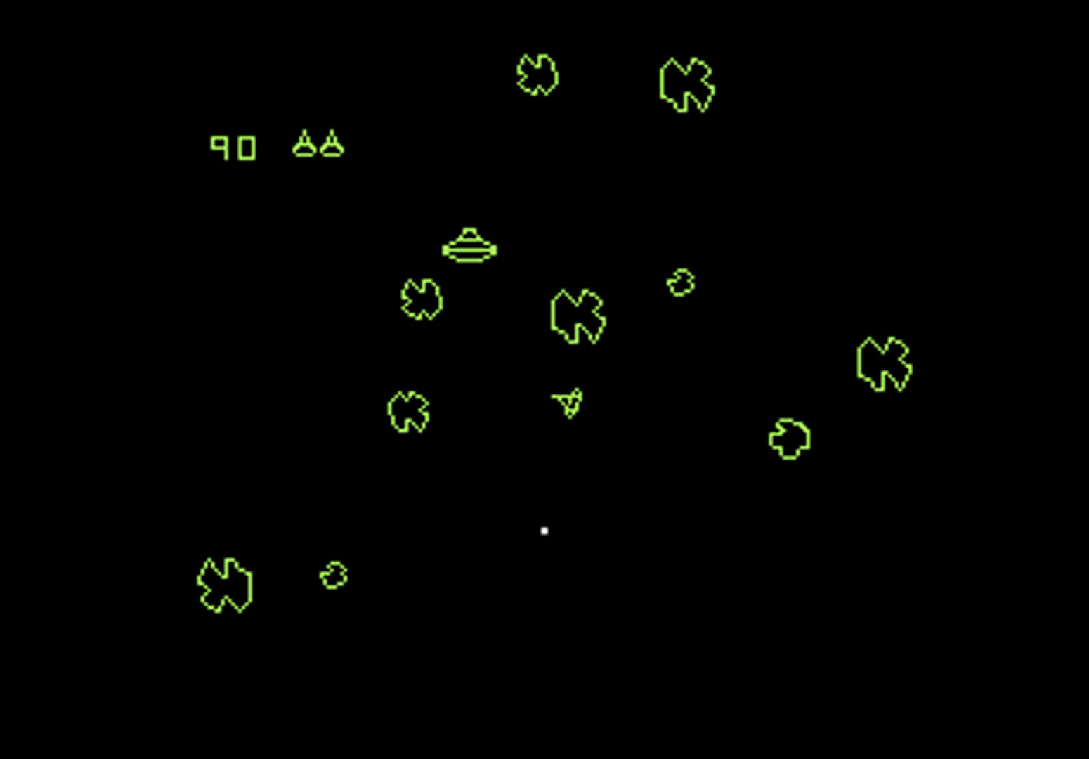 Asteroids Deluxe - Atari 7800 Cartridge - Video Games by Atari The Chelsea Gamer