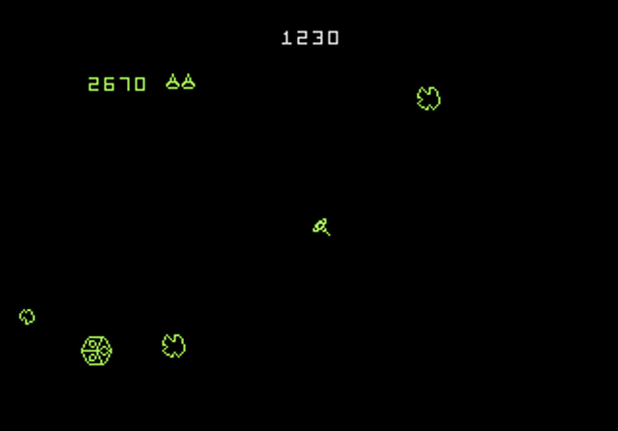 Asteroids Deluxe - Atari 7800 Cartridge - Video Games by Atari The Chelsea Gamer