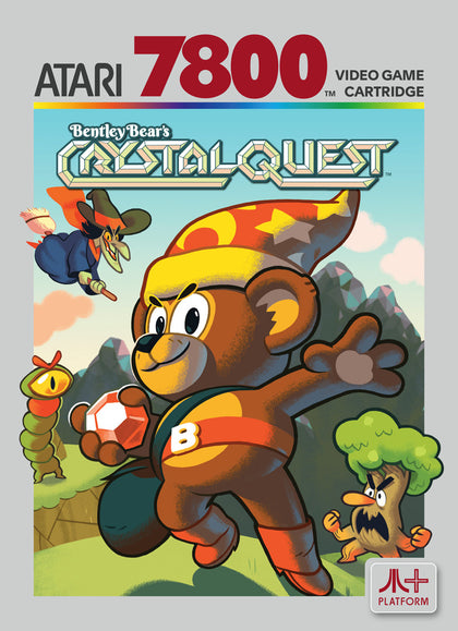 Bentley Bear’s Crystal Quest - Atari 7800 Cartridge