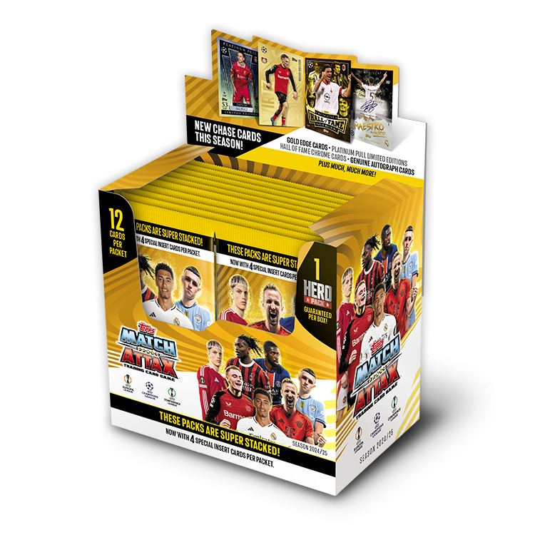 Match Attax 24/25 - Booster Pack Box - 24 Packs - Merchandise by Topps The Chelsea Gamer