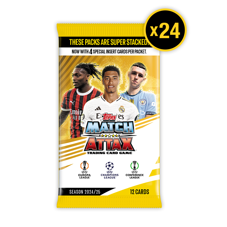 Match Attax 24/25 - Booster Pack Box - 24 Packs - Merchandise by Topps The Chelsea Gamer