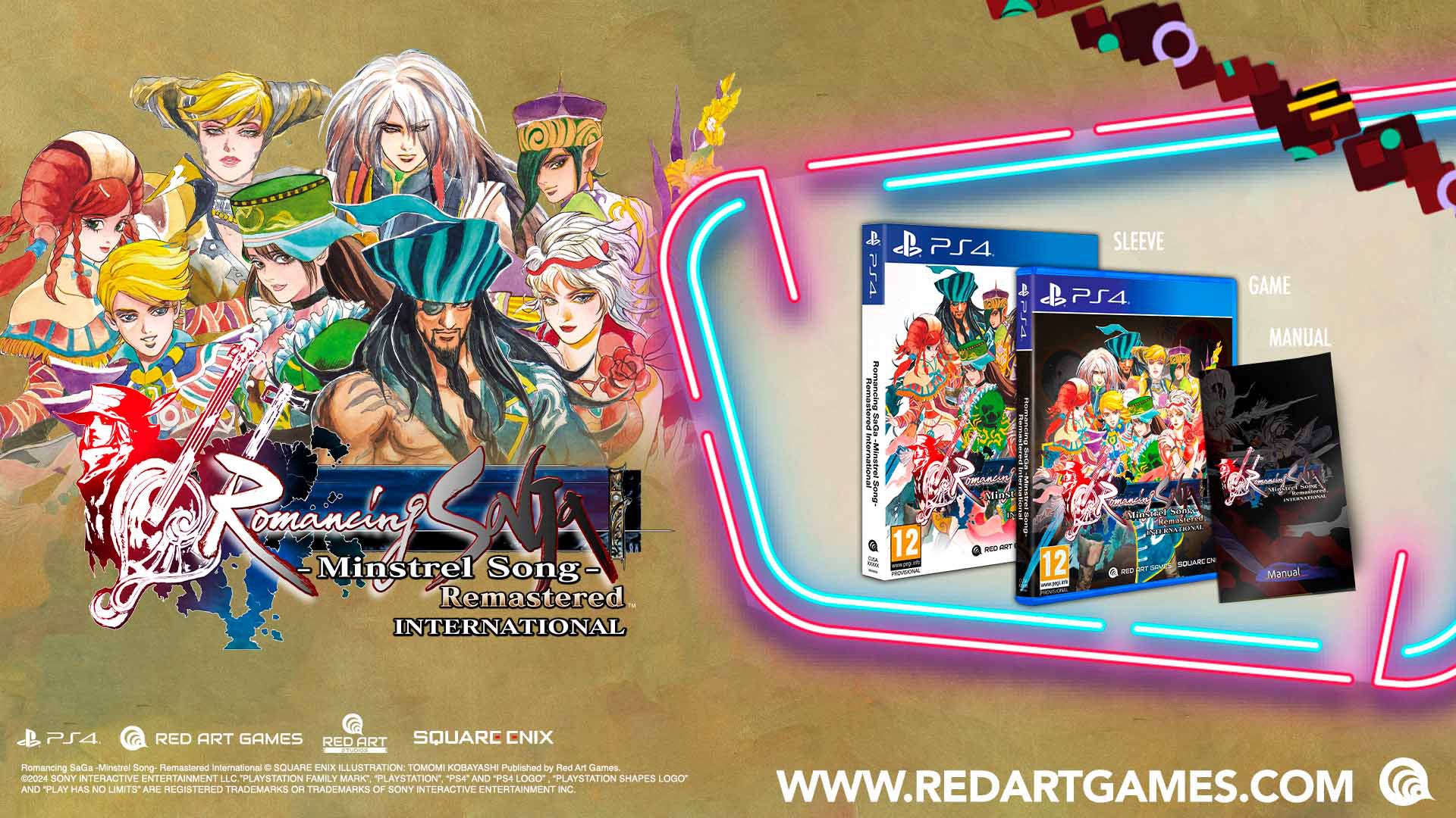 Romancing SaGa - Minstrel Song - Remastered International - PlayStation 4 - Video Games by Red Art Games The Chelsea Gamer