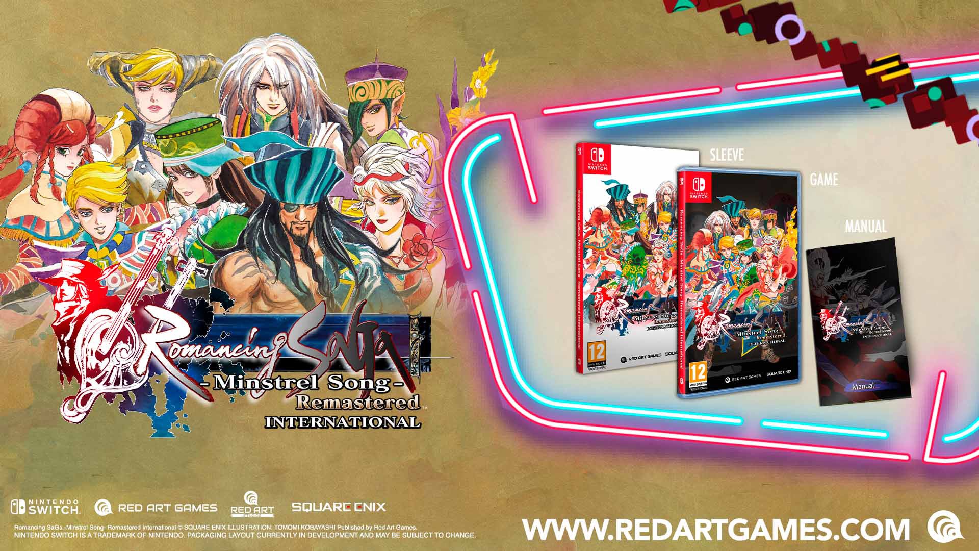 Romancing SaGa - Minstrel Song - Remastered International - Nintendo Switch - Video Games by Red Art Games The Chelsea Gamer