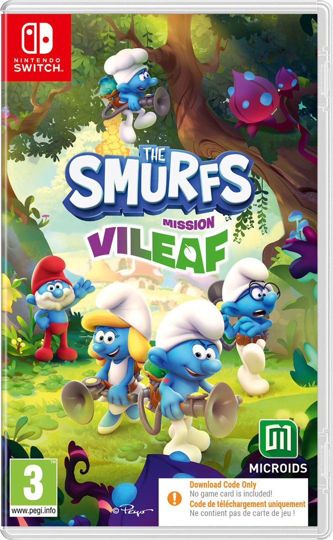 The Smurfs: Mission ViLeaf - Nintendo Switch - Code In A Box - Video Games by Maximum Games Ltd (UK Stock Account) The Chelsea Gamer