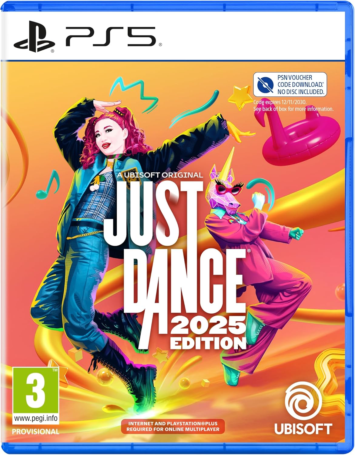 Just Dance 2025 - PlayStation 5 - Code in Box - Video Games by UBI Soft The Chelsea Gamer