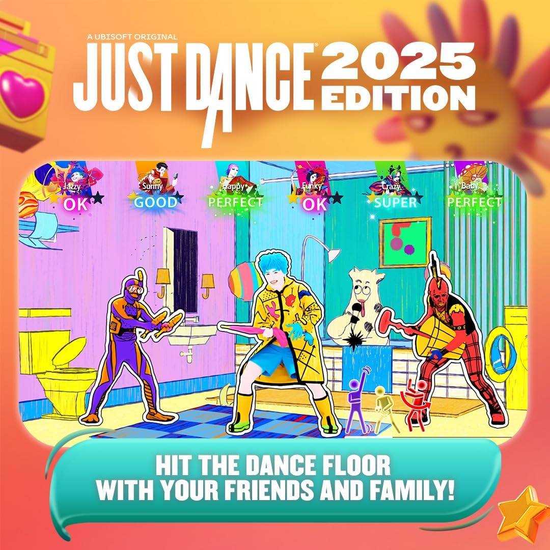 Just Dance 2025 - PlayStation 5 - Code in Box - Video Games by UBI Soft The Chelsea Gamer