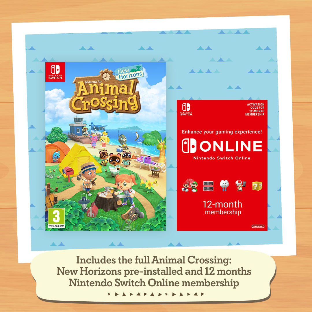 Nintendo Switch Lite Coral: Isabelle Alhoa Edition & Animal Crossing: New Horizons & 12 Months NSO - Console pack by Nintendo The Chelsea Gamer