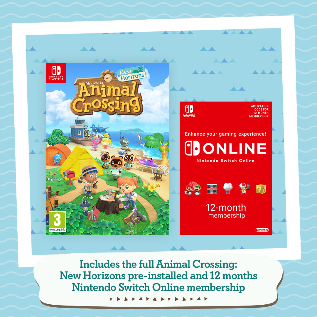 Nintendo Switch Lite Coral: Timmy & Tommy's Edition Edition & Animal Crossing: New Horizons & 12 Months NSO - Console pack by Nintendo The Chelsea Gamer